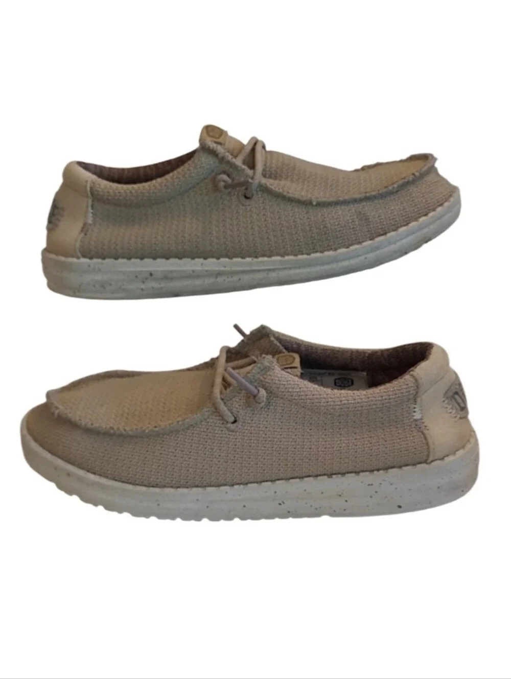 Hey Dude Wally Sport Mesh Boat Shoe Low-Top Loafer Slip-On Moccasin Sneakers